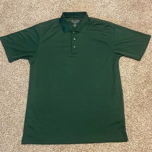 Green Pebble Beach Performance Polo. Medium